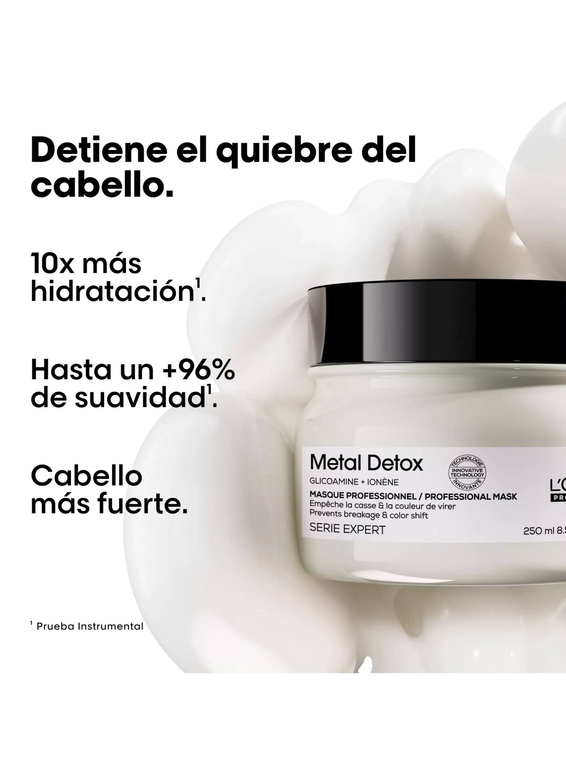 Metal detox mascara Caracteristicas